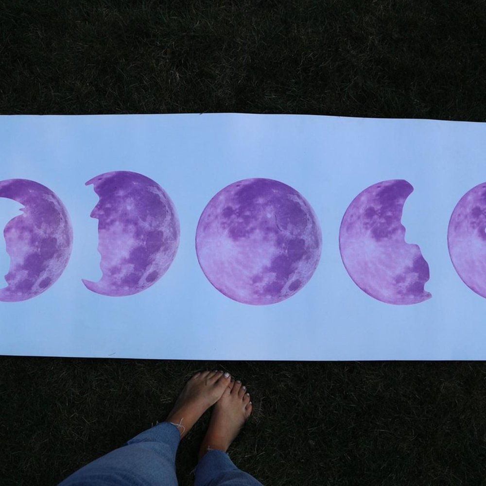 Moon Phase Yoga Mat